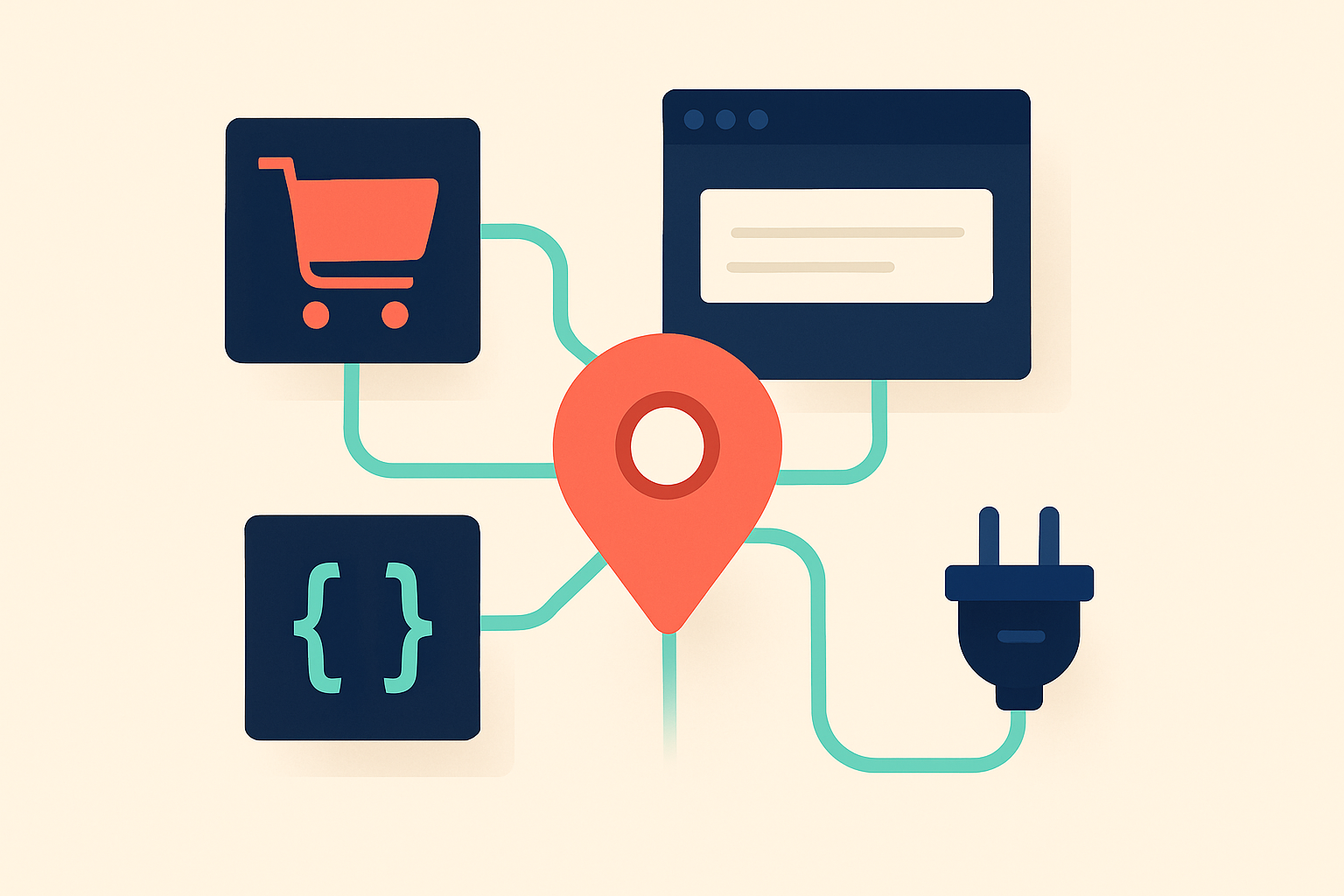 Adresse-API koblet ind i webshop, CMS, kode og no-code